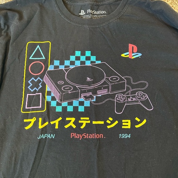 Vintage PlayStation Japan 94 Long Sleeve Black T. XL. Gamer. 90’s. - Picture 2 of 10